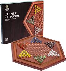 Juego de Damas Chinas de Madera - Yellow Mountain Imports