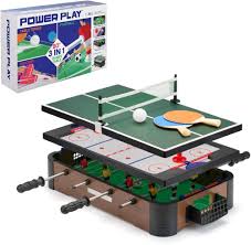 Toyrific Powerplay: Juego de Mesa 3 en 1 - Fútbol