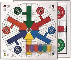 Cayro - Tablero de Parchís de Madera para 4 y 6 Jugadores