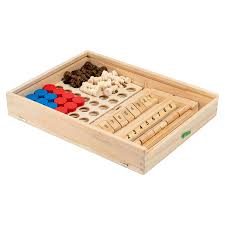 Juego de Mesa Multijuegos: Ajedrez y Damas de Madera