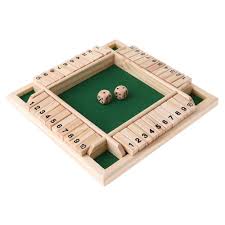 Juego de Tablero POFET Deluxe 4 Lados - Shut The Box