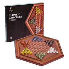 Juego de Damas Chinas de Madera - Yellow Mountain Imports