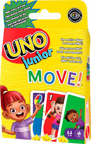 UNO Junior Move! - Juego de Cartas con Tres Niveles