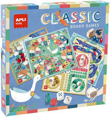 APLI Kids 19147 - Set Clásico de Juegos 4 en 1