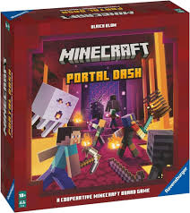 Ravensburger Minecraft Portal Dash - Juego de Estrategia para 1 a 4 Jugadores