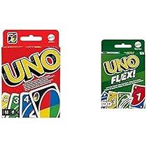 Pack Familiar de Juegos de Cartas UNO y UNO Flex