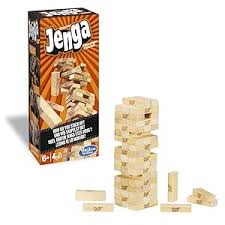 Jenga Original de Hasbro: El Clásico de Bloques de Madera