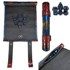 Power Beast Dungeon: Bolsa y Tablero 2 en 1 para Dados RPG