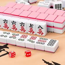 Conjunto Profesional de Mahjong Chino TPLIK - 144 Azulejos Medianos