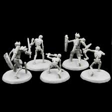 Mini Esqueleto 28 mm: Juego de Rol Perfecto