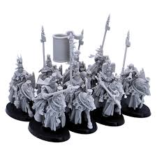 Caballeros Medievales: Miniaturas de Spearmen para Juegos de Rol