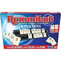 Rummikub Original: Diversión para 6 Jugadores a Partir de 6 Años