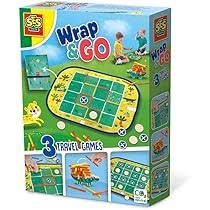 SES Creative - Crocodile Wrap&Go: Juegos Viajeros 4 en 1