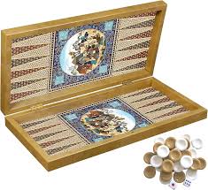 PrimoLiving Backgammon de Madera Esfahan S - 41 x 41