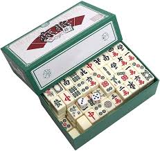 XPJBKC Mini Mahjong Portátil - Diversión en Juego de Mesa