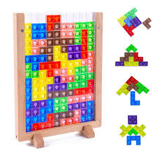 Tetris Acrílico Montessori para Niños