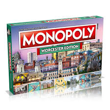 MONOPOLY Worcester: Edición de Mesa para 2-6 Jugadores